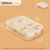 Lonchera desechable biodegradable cuadrada almidón de maíz tres compartimentos cuatro compartimentos cinco compartimentos seis compartimentos caja para llevar embalaje caja para ensalada