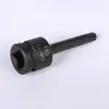 Hexágono soquete 1/2 pistola de ar comprimido de uma peça cabeça de lote pneumática hexagonal chave de fenda manga ameixa manga hexagonal pistola de ar terno lote