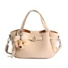 Bolsa tote moderna estilo coreano para mulheres, nova bolsa de ombro da moda 2026, bolsa transversal estilo balde elegante