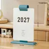 Calendário Planner de Autodisciplina 2027 Novo Modelo Decoração de Mesa de Escritório Estudante Calendário Criativo Estilo Caderno