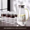 Vaso de Vidrio con Veta Vertical Resistente al Calor para Sala de Estar Doméstica, Taza para Beber Té, Taza de Café, Taza de Alto Valor de Color 6