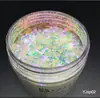 Pó de Brocado Nuvem Camaleão de Alta Transparência, Fragmentos de Pó Camaleão Óptico, Pó de Opala de Grau Cosmético Resistente a Solventes, Fábrica de Pó de Gelo