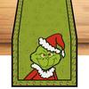 Popular Personaje de Película Navideña de Amazon Grinch Camino de Mesa Personalizado, Sala de Estar Cocina Mesa de Café Mantel Aislamiento Térmico