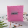 Bolsa de protección ambiental LOGO bolsa de compras de gran capacidad plegable portátil bolso de mano para supermercado bolsa impermeable para comestibles