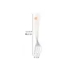 Cuchara de Acero Inoxidable 304, Vajilla Infantil Estilo Escandinavo, Cuchara y Tenedor de Aprendizaje para Bebé, Cuchara para Suplemento Alimenticio de Bebé, Vajilla Portátil