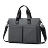 Maletín transfronterizo bolso de mano para hombre bolsa de negocios horizontal oficina bolsa para portátil de 15 pulgadas bolso de un solo hombro cruzado para hombre