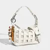 Bolso de Mano Tejido a Mano de Nuevo Modelo 2026 Más Vendido Transfronterizo, Bolso de Hombro Sencillo y Moderno, Bolso Cruzado Versátil y de Moda