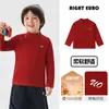 Ropa interior base para niños de Europa del Este, ropa cálida de invierno, nueva ropa para niños, top de invierno para bebé, camiseta de manga larga, estilo moderno