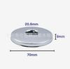 Acero inoxidable arco ampliado 70 plano 4 puntos triángulo ampliado tapa de válvula tapa de grifo tapa de pared cubierta de agujero de pared de cocina y baño