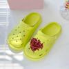 Estilo étnico Tecido removível sapato clipe triângulo flor sapato fivela decorativa estéreo sapato flor acessórios sapato pérola flor sapato fivela