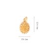 Pingente Durian Dourado Antigo Estilo Nacional Novo Chinoiserie Personalizado Criativo Feito à Mão DIY Pingente de Ano Novo Colar Acessórios de Pulseira