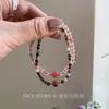 Novo estilo chinês retro cor frisado cordão feminino high-end estilo nacional luz luxo pulseira nicho requintado e simples jóias