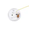 Suporte de bateria tipo botão redondo com interruptor, acessório de iluminação de vela eletrônica com chama simulada de LED destacável fabricante