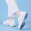 Nuevos en stock zapatos de enfermera de otoño para mujer, transpirables, antideslizantes, zapatos de trabajo de suela blanda, ligeros, venta al por mayor, dropshipping transfronterizo