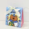 Dia das Mães Crianças do Jardim de Infância Caixa de Doces Presente de Aniversário Lanches Pequenos Sacola de Presente Lembrancinha Desenho Animado Sacola de Doces de Casamento
