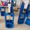 Válvula de compuerta neumática de descarga de tolva de boca redonda Dn600 Válvula de compuerta manual de tornillo Válvula eléctrica enchufable de acero inoxidable