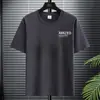 Fabricante Original Verano Seda de Hielo Secado Rápido Manga Corta Moderno Delgado Camiseta de Manga Corta para Hombre Top Deportivo Holgado Versátil t