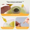 Juguete para Gatos tipo Tumbler con Palo Extraíble, Pluma y Bola Rascadora, Anti-Mordidas, Giratorio, Juguete Interactivo para Gatos Pequeños, Gatitos, Suministros Interesantes para Mascotas
