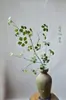 Nuevas Flores Artificiales Estilo Chinoiserie Wabi-Sabi, Flores de Peral Biónico, Flores de Cerezo Rosas, Ramas de Albaricoque, Muebles Florales para el Hogar