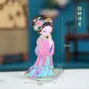 Imanes de Nevera de Personajes de Ópera de Metal, Souvenirs Culturales y Creativos de Maquillaje Facial de la Ópera de Pekín, Pegatinas Magnéticas con Mu Guiying, Guan Yu y Yang Guifei