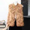 Chaqueta chaleco de alta gama para madre de mediana edad, nuevo estilo otoño 2026, ropa para mujeres de mediana edad y mayores, top chaleco de nuevo estilo chino