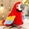 Juguete de Peluche de Loro Simulado Que Puede Hablar y Mover las Alas, Muñeca Eléctrica Parlante, Regalo para Niños, Juguete Lindo