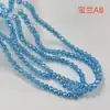 6-12mm Bola de Flor Cristal Cuentas Sueltas Accesorios para Joyería DIY Cuentas de Vidrio Facetado Cadena para Teléfono Colgante Cuentas Semiacabadas