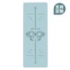 Procesando Tapete de Yoga de Goma de PU Transfronterizo Personalizado Línea Corporal Absorbente de Sudor Deportes Danza Fitness Yoga Tapete Héroe Local para Cabello