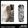 Pegatinas de Tatuaje Herbales de Brazo Completo Transfronterizas, Impermeables, de Larga Duración, No Reflectantes, Diseños de Tatuajes Realistas para Manos, Brazo de Flores, Brazo de Flor de Cerezo, Estilo Tradicional