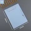 Tabla de Escritura de Cuero A4 con Impresión de Logo, Carpeta de Oficina para Negocios, Bloc de Notas, Carpeta para Guardar Recibos, Diseño Simple