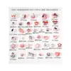 Miel Rosa Corazón Cerámica Cuentas Calabaza Cuentas Tulipán Lluvia Mariposa Pulsera Collar de Cuentas DIY Accesorios Hechos a Mano