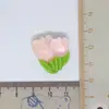 Accesorios de resina de flor de color transparente hechos en casa pasador joyería diy resina accesorios pequeños al por mayor accesorios de pegamento de crema