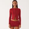 Ebay Roupa Europeia e Americana Feminina Transfronteiriça Outono e Inverno 2026 Novo Cardigan Longo de Botão Cor Sólida Slim Fit High-End