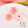 Cerdo Lindo Postre Comida Juego Té de Leche Hamburguesa diy Pasador Decoración de Cadena para el Cabello Accesorios de Resina Material de Pegamento de Crema