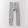 Pantalones Térmicos para Niña 2026 Primavera y Otoño Forro Polar Delgado Calcetines Térmicos Bebé Otoño e Invierno Más Forro Polar Medias Blancas para Niños