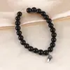 Amazon Agata Quente Olho de Tigre Pulseira de Pedra Natural Aço Inoxidável Trançado Pulseira Magnética de Casal Amor Atacado