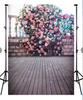 Fondo de fotografía de origen transfronterizo, tela de eBay, Amazon, tablero de fondo, escena de fiesta, fondo 3D, tema de pared de flores
