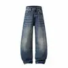 Yidao Vintage 2026 Otoño Nuevo Retro Americano Lavados Desgastados Descoloridos Degradado Sueltos Jeans Pierna Banana Hombre