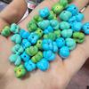 Alta porcelana magnesita turquesa osmanthus lirio lirio orquídea accesorios hecho a mano DIY juego accesorios de moda cuentas adorno de hilo de mano