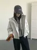 Moda Casual de Otoño e Invierno Chaqueta de Plumas con Capucha Moda Trendy Desmontable Dos Piezas Holgada Corta Cortavientos Chaqueta Zgc