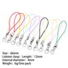 Cordão Colorido para Celular com Fecho Lagosta Pingente Corda Acessório DIY Chaveiro Boneco Brinquedo Pingente de Bolsa Corda