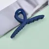 Pinza para el pelo de Cross esmerilado estilo coreano ins para Otoño e Invierno Pinza Elegante Pinza de Acrílico Color Caramelo Simple Accesorios para el Cabello