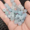 Jade Blanco de Hetian Xinjiang Seda Dorada Jade Cuentas Estilo Antiguo Cuentas Sueltas Azul Marino Verde Agua Clara Pulsera Joyería Cuentas