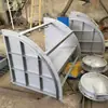 Compuer ta de compuerta hidráulica rotatoria de acero inoxidable Placa de compuerta hidráulicamente ajustable Deflector flotante Compuerta de desvío de aguas pluviales y residuales Plata Agua