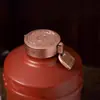 Artesanía de Botella de Vino de Cerámica de Jingdezhen Estilo Primavera, Verano y Otoño Set Completo de Licores con Etiqueta Botella Vacía Botella de Licor de Gama Alta