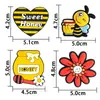Magnéticos de Geladeira de Borracha Macia Pvc Série de Abelhas Desenho Animado Fofo Adesivos Magnéticos para Quadro Branco de Educação Infantil DIY Decorações em Estoque