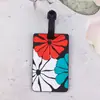 Comercio Exterior Etiqueta de Equipaje Polygonal de PVC al por Mayor Tarjeta de Identificación de Maleta Boarding Pass Geométrico Tridimensional Holder