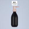 En Stock Botella Dispensadora de Tipo Prensa Transparente Esmerilada de 500 ml, Sensación de Alta Gama, Gel de Ducha, Champú, Botella de Plástico, Botella para Loción