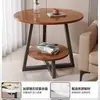 Mesa de centro para sala de estar, mesa auxiliar móvil para sofá, diseño simple y moderno, adecuada para apartamentos de alquiler, mesa mini estilo nórdico, ideal para espacios pequeños