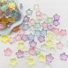Accesorios de cuentas hechos a mano, con forma de mariposa de color mágico transparente, color AB, venta al por mayor, accesorios acrílicos